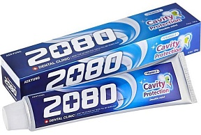 Зубная паста натуральная мята, KeraSys Dental Clinic 2080 double mint
