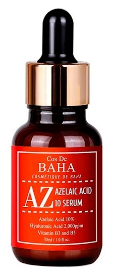 Противовоспалительная сыворотка с азелаиновой кислотой Cos De BAHA AZ Azelaic Acid 10 Serum