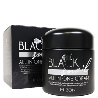 Успокаивающий крем с муцином улитки для лица (75 мл), Mizon Black Snail All In One Cream