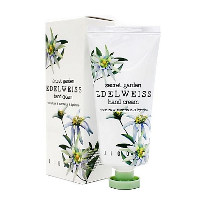 Крем для рук с эдельвейсом, Jigott Secret Garden Hand Cream EDELWEISS