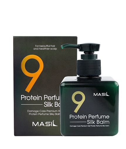 Бальзам 3-в-1 для сухих волос (180 мл), Masil 9 Protein Perfume Silk Balm