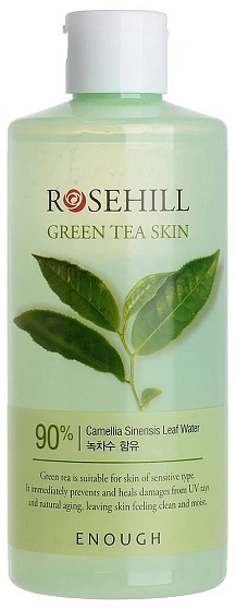 Тонер для лица с зеленым чаем (300 мл), Enough Rosehill green tea skin