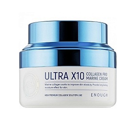 Омолаживающий крем с коллагеном, Enough Ultra X10 Collagen Pro Marine Cream