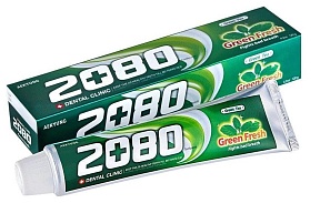Зубная паста с зеленым чаем, KeraSys Dental Clinic 2080 Green Fresh