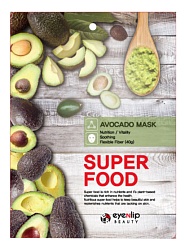 Тканевая маска с авокадо, Eyenlip Super Food Avocado Mask