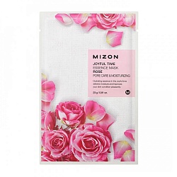 Успокаивающая маска с экстрактом розы, Mizon Joyful Time Essence Mask - Rose