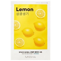 Освежающая маска с лимоном, Missha Airy Fit Sheet Mask Lemon