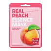 Смягчающая тканевая маска с персиком, FarmStay Real Peach Essence Mask