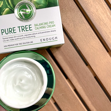 Успокаивающий крем для лица с чайным деревом (50 мл), Enough Pure Tree Balancing Pro Calming Cream