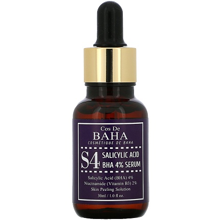 Кислотная сыворотка для проблемной кожи, Cos De BAHA BHA Salicylic Acid 4% Exfoliant Serum