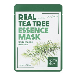 Тканевая маска с экстрактом чайного дерева, FarmStay Real Tea Tree Essence Mask