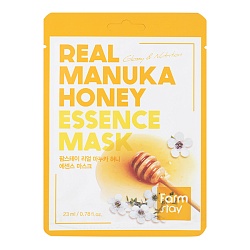 Тканевая маска с экстрактом мёда, FarmStay Real Manuka Honey Essence Mask