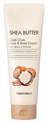Крем для тела и лица с маслом ши, Tony Moly Chok Chok Face & Body Cream