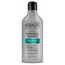 Шампунь освежающий для жирной кожи головы (180 мл), Kerasys Balancing Scalp Care shampoo for oily scalp