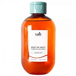 Шампунь для чувствительной кожи головы (300 мл), Lador Root Re-Boot Purifying Shampoo Ginger & Apple