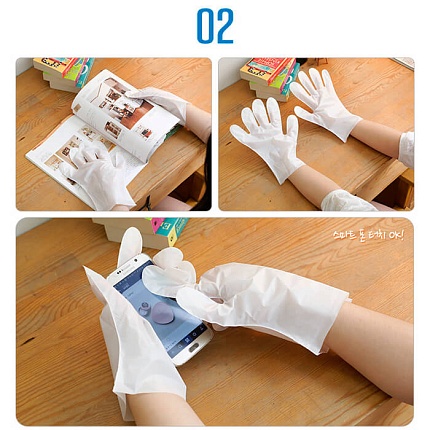 Маска-перчатки для рук, Petitfee Dry Essence Hand Pack