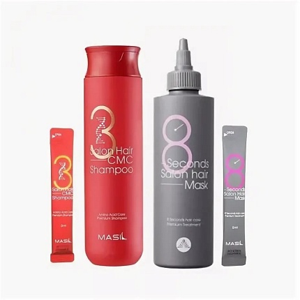 Маска для быстрого восстановления волос (8 мл), MASIL 8 Seconds Salon Hair Mask