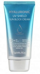 Солнцезащитный крем с гиалуроновой кислотой (SPF 50+), FarmStay Hyaluronic UV Shield Sun Block Cream SPF50+ PA+++