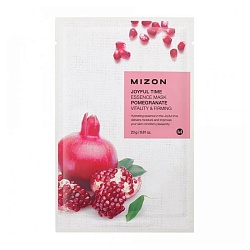 Омолаживающая маска с гранатом, Mizon Joyful Time Essence Mask - Pomegranate