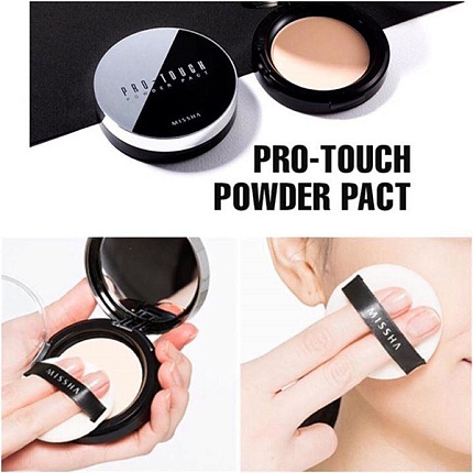 Компактная пудра (23 тон), Missha Pro-Touch Powder Pact SPF25/PA++
