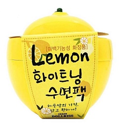 Ночная лимонная маска Baviphat Lemon Whitening Sleeping Pack