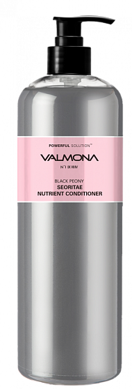 Кондиционер с экстрактом пиона и черными бобами (480 мл), Valmona Black Peony Seoritae Nutrient Conditioner