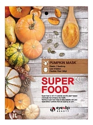 Тканевая маска для проблемной кожи с тыквой, Eyenlip Super Food Pumpkin Mask