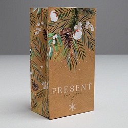 Пакет без ручек «Present for you», 10 × 19.3 × 7 см