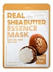 Питательная тканевая маска с маслом ши, FarmStay Real Shea Butter Essence Mask