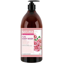 Гель для душа с ароматом розы и розмарина (750 мл), Naturia Pure Body Wash (Rose & Rosemary)
