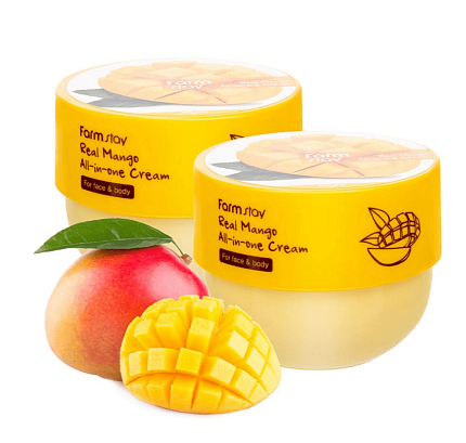 Крем для тела и лица с манго, FarmStay Real Mango All-in-One Cream