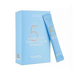 Шампунь с пребиотиками для объема волос (8 мл), Masil 5 Probiotics Perfect Volume Shampoo