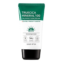 Успокаивающий солнцезащитный крем Some By Mi Truecica Mineral 100 Calming Sun Cream SPF50