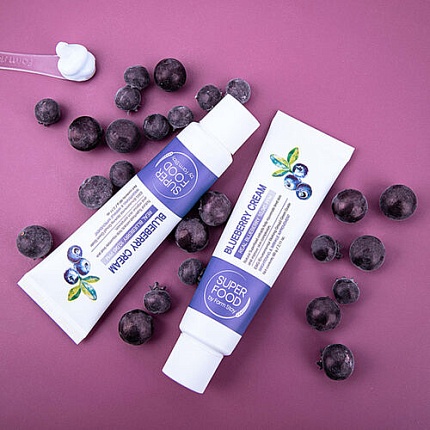 Увлажняющий крем с экстрактом черники (60 мл), FarmStay Superfood Blueberry Cream
