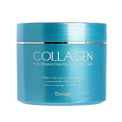 Крем для снятия макияжа с коллагеном, Enough Collagen Hydro Moisture Cleansing & Massage Cream