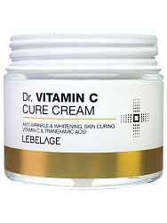 Крем для лица с витамином C, Lebelage Dr. Vitamin C Cure Cream, 70 мл