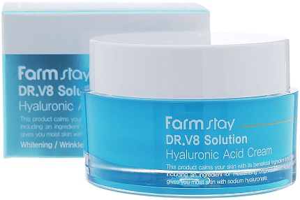 Увлажняющий крем с гиалуроновой кислотой, FarmStay Dr.V8 Solution Hyaluronic Acid Cream