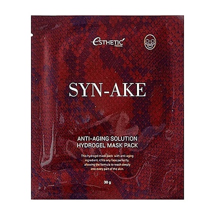 Гидрогелевая маска со змеиным пептидом, Esthetic House Syn-Ake Anti-Aging Solution Hydrogel Mask Pack