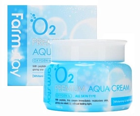 Увлажняющий кислородный крем (100 мл), Farmstay O2 Premium Aqua Cream