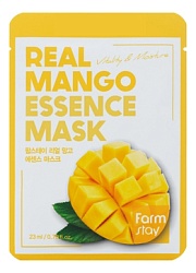 Тканевая маска с экстрактом манго, FarmStay Real Essence Mask Mango