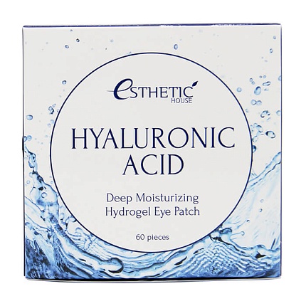 Увлажняющие патчи с гиалуроновой кислотой для век, Esthetic House Hyaluronic Acid Hydrogel Eye Patch