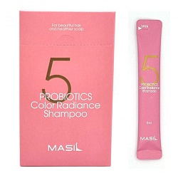 mini Шампунь с пробиотиками для защиты цвета (8 мл), Masil 5 Probiotics Color Radiance Shampoo