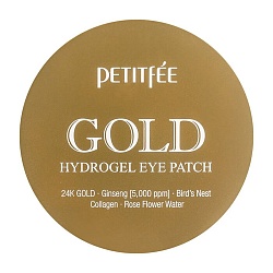 Патчи с золотом и коллагеном для век (СРОК ГОДНОСТИ), Petitfee Gold Hydrogel Eye Patch