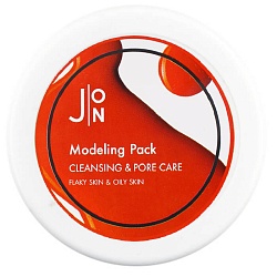 Альгинатная маска очищающая и сужающая поры (18 гр), J:ON Cleansing & Pore Care Modeling Pack