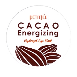 Тонизирующие гидрогелевые патчи с какао (60 шт), Petitfee Cacao Energizing Hydrogel Eye Patch