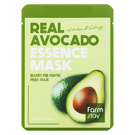 Увлажняющая маска с экстрактом авокадо, Real Essence Mask Avocado