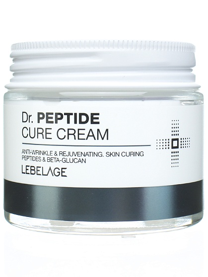 Антивозрастной омолаживающий крем с пептидами, Lebelage Dr. Peptide Cure Cream, 70 мл