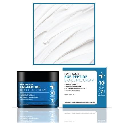 Антивозрастной крем для лица с пептидами (60 мл), Fortheskin EGF Peptide Bio-Clinic Cream