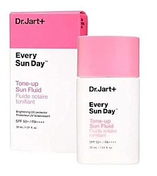 Осветляющий солнцезащитный флюид, Dr.Jart+ Every Sun Day Tone-Up Sun Fluid SPF50+ PA+++