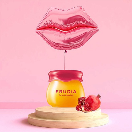Бальзам для губ с медом и экстрактом граната, Frudia Pomegranate Honey 3 in 1 Lip Balm